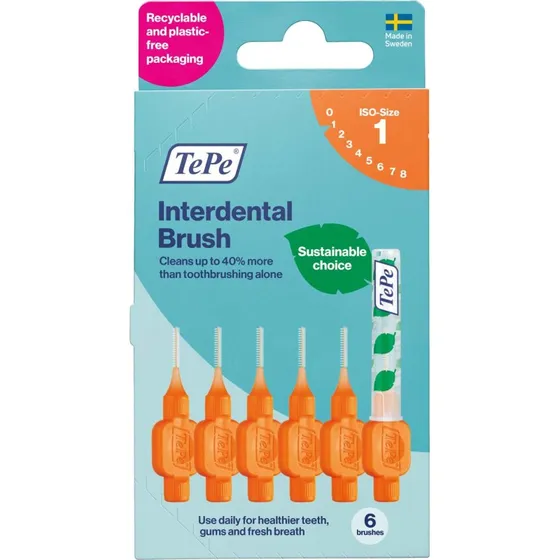 TePe Cepillo Interdental Talla 1 0.45 mm Naranja