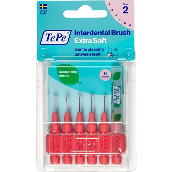 TePe Interdental Suave 0.5mm Rojo 6 Unidades