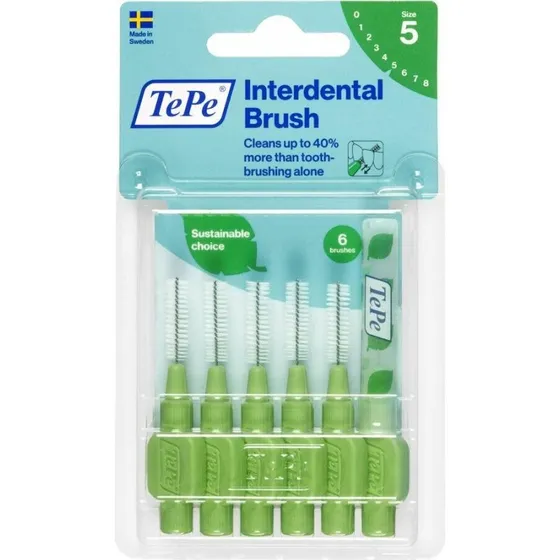 TePe Interdental Green 0.8mm 6 Unidades