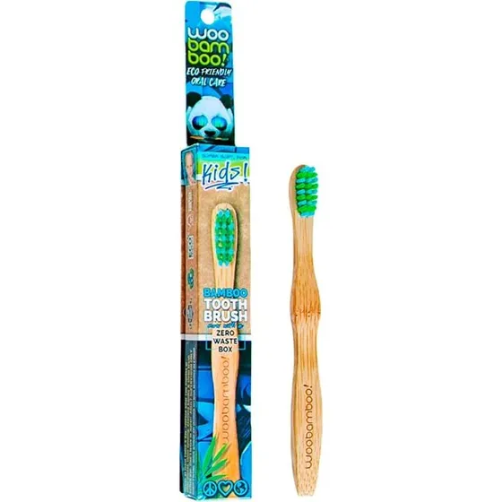 Woobamboo Cepillo Bambú Niños Suave