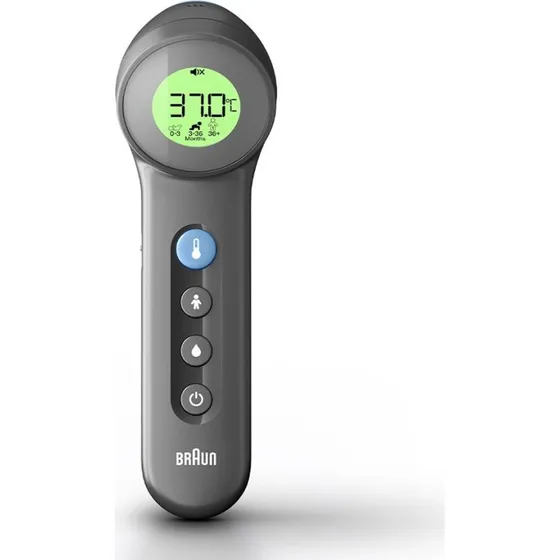Braun BNT 400 BK Termómetro con Sensor Remoto Gris