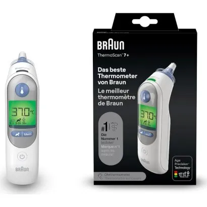 BRAUN ThermoScan 7+ Termómetro de Oído Infrarrojos