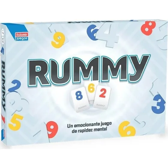 Falomir Rummy Junior Juego de Mesa Clásico