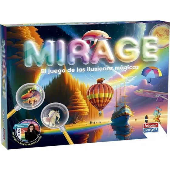 Mirage Falomir Juegos - Juego de mesa familiar de ilusiones mágicas