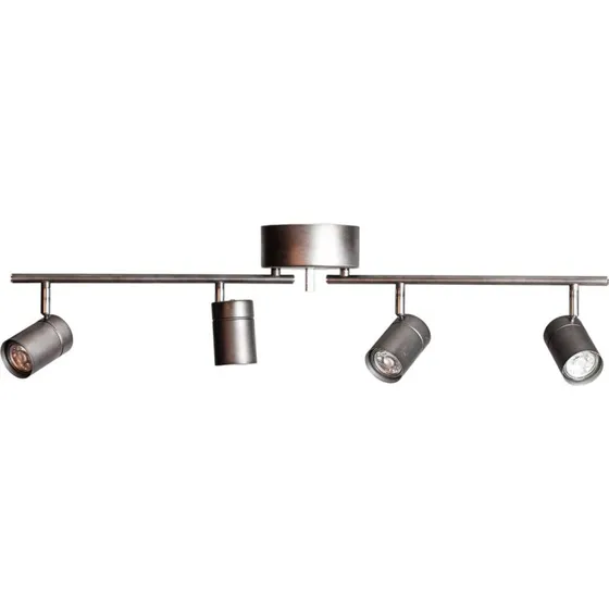 By Rydéns Downlight Correct 4 focos orientables gris GU10