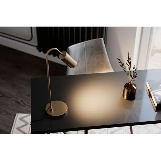 By Rydéns Lámpara de mesa Curve Dorado Mate 51 cm