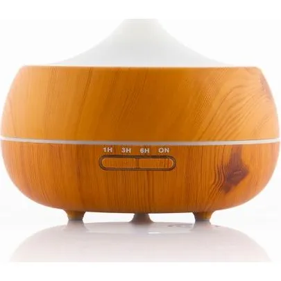 InnovaGoods Humidificador Difusor LED Multicolor Marrón