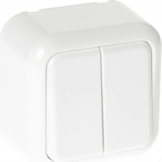 FABRILAMP Ancient Doble 2 Teclas Blanco
