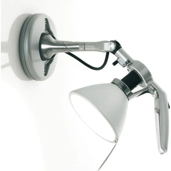 Luceplan Fortebraccio Foco de Pared de Aluminio Ø11cm