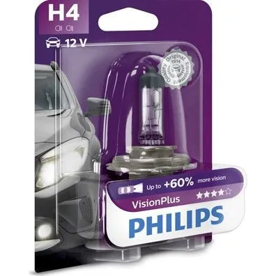 Philips H4 VisionPlus 12V 60/55W 12342VPB1