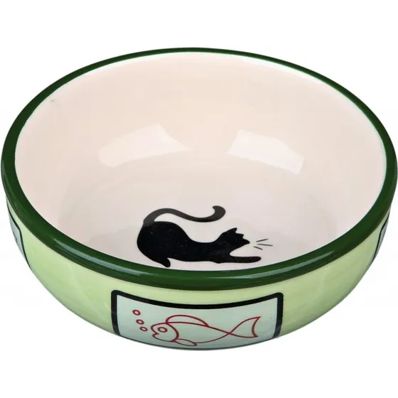 Trixie Comedero Cerámica Gato 12,5 cm, 350 ml