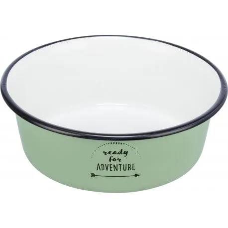 Trixie Cuenco Esmalte Inoxidable Verde 300 ml