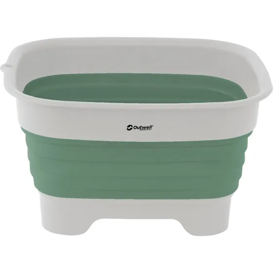 Outwell Collaps Wash Bowl con desagüe verde 33,5x30 cm