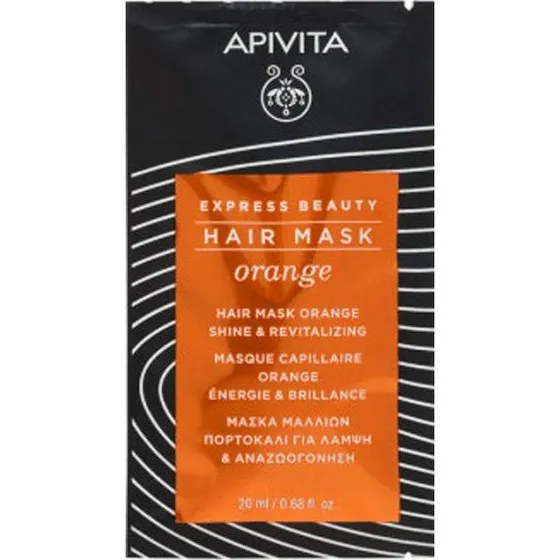 Apivita Mascarilla Capilar Revitalizante Brillo & Vitalidad Orange 20ml