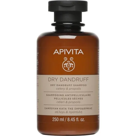 Apivita Champú para la Caspa Seca con Apio y Propóleo, 250 ml