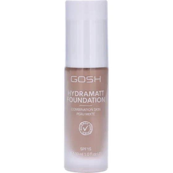 Gosh Hydramatt Foundation Peau Mixte 012R Medium Dark 30ml