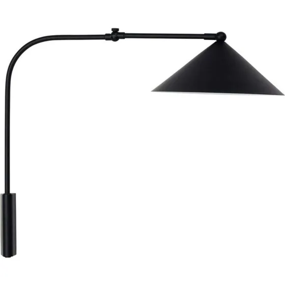 OYOY Living Design Aplique de pared Kasa Negro Metal E27