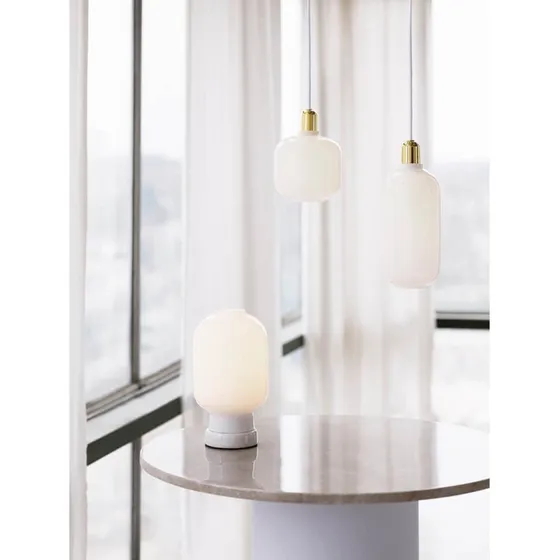 Normann Copenhagen Lámpara Colgante Amp S Blanco/Latón