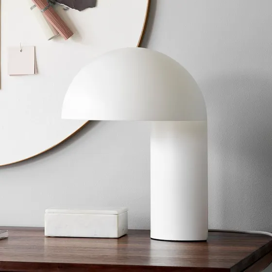 Gejst Lámpara de mesa Leery Blanca - Acero 40 cm