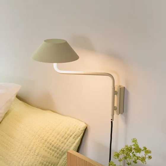 Hübsch Aplique de pared LED COVER color arena - 30 cm