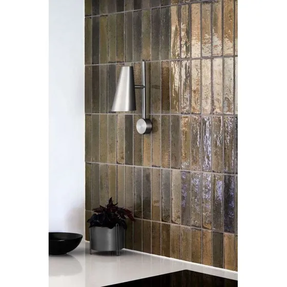 Woud Cono Aplique de Pared Satin en Metal
