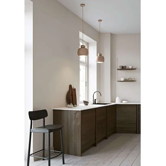 Woud Lámpara colgante Stone Large Beige - Diseño Minimalista