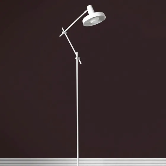 Arigato Lámpara de Pie Blanca Grupa - Diseño Industrial Moderno