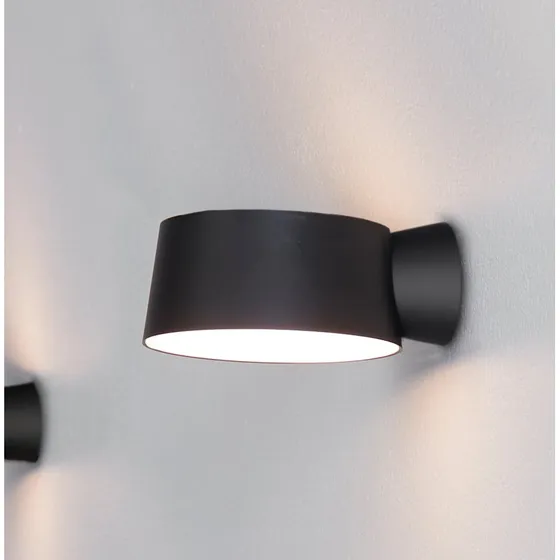 Loom Design Aplique de Pared Cookie Black - Aluminio Negro