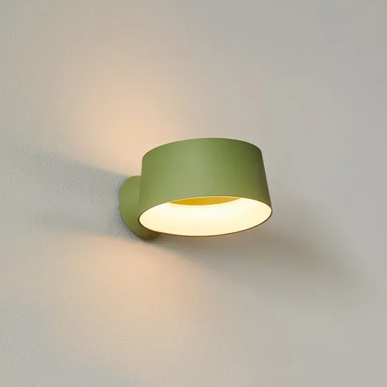 Loom Design Aplique de Pared Cookie Green - Aluminio Circular