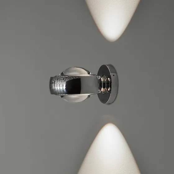 Loom Design Aplique de Pared Optic Chrome - Aluminio Cromado