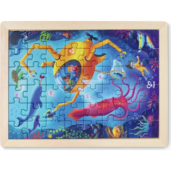 Hape Puzzle Reversible Rescate del Océano 48pzas