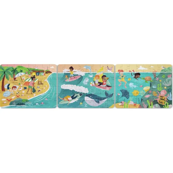 Hape Puzzle Amigos del Mar 3 en 1