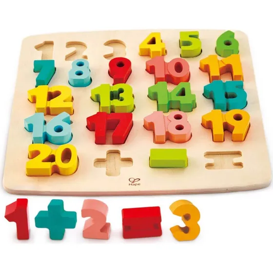 Hape Puzzle Números Encajable 1-20
