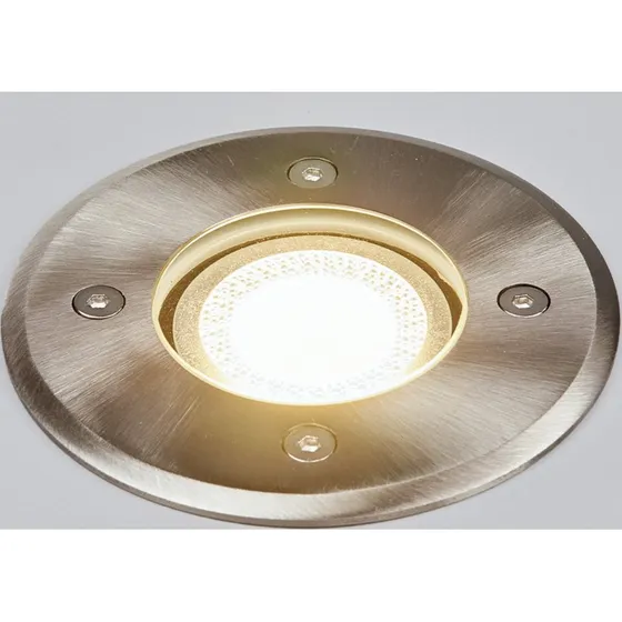 Lindby Insa Spot Exterior Empotrable IP67 Acero Inoxidable