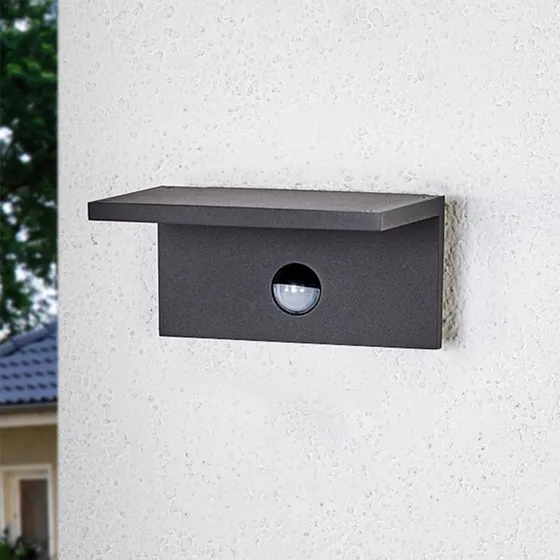 Lucande Aplique LED Exterior Darina con Sensor de Movimiento - Graphite