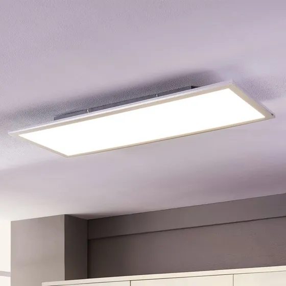 Lindby Panel LED Livel 4000K 80x30 cm Plata