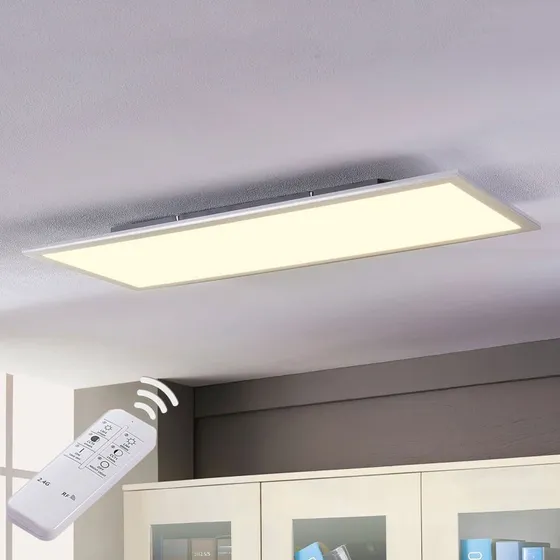 Lindby Livel Panel LED CCT 120x30 cm con Control Remoto
