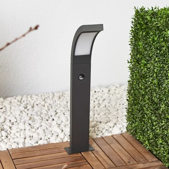 Lucande Juvia Lámpara de Jardín LED con Sensor de Movimiento - Gris