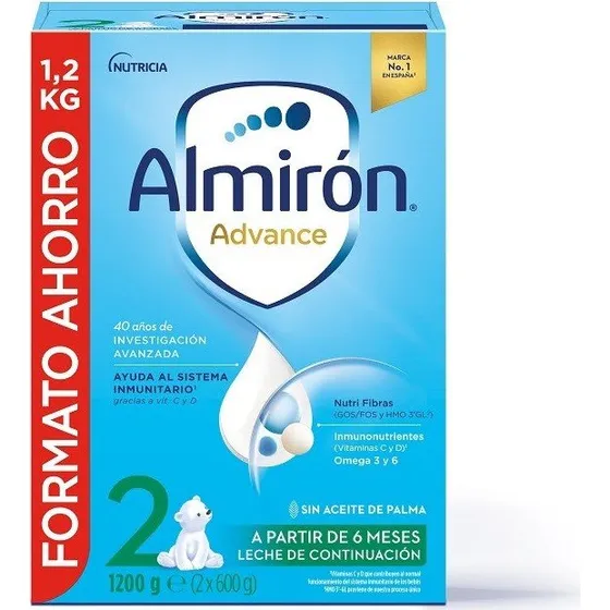 Almirón Advance 2 con Pronutra Leche de Continuación 1200g