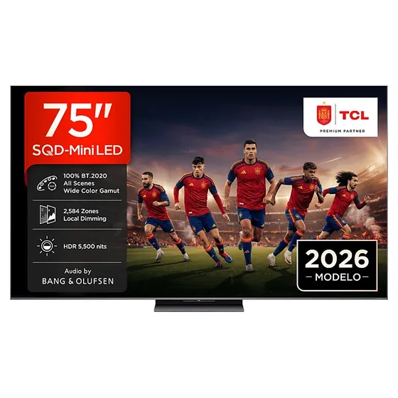 TCL 75C8L Smart TV 75" QD-Mini LED 4K UHD Negro