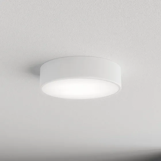 TEMAR LIGHTING Plafón Cleo Ø 30 cm Blanco Metal E27