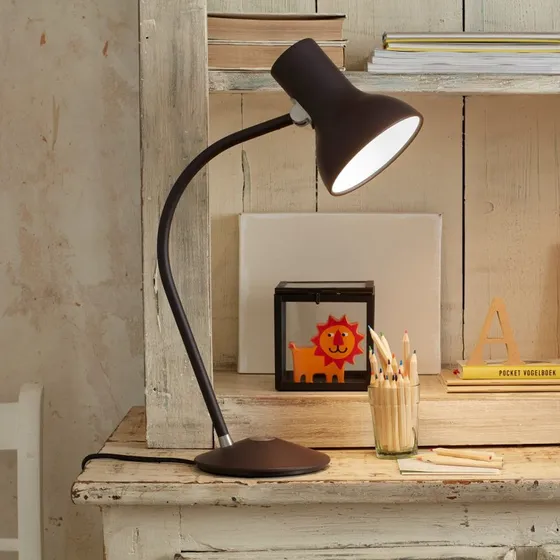 Anglepoise Type 75 Mini Lámpara de Mesa Negro Marrón