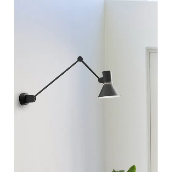 Anglepoise Type 80 W3 Aplique de Pared Negro Mate