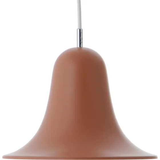 Verpan Pantop Lámpara Colgante Ø23 Matt Terracotta