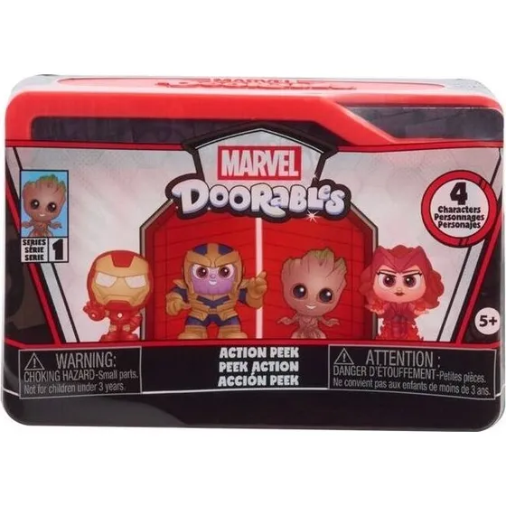 Just Play Doorables Marvel Action Mini Peek 4 Figuras