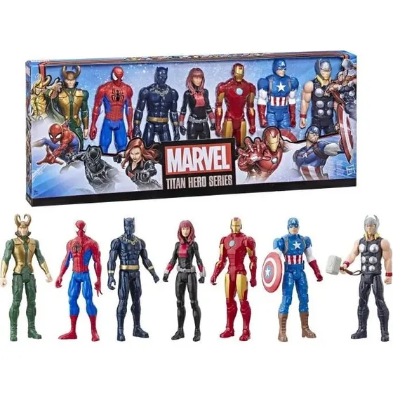 Hasbro Marvel Vengadores Maxi Pack 7 Figuras