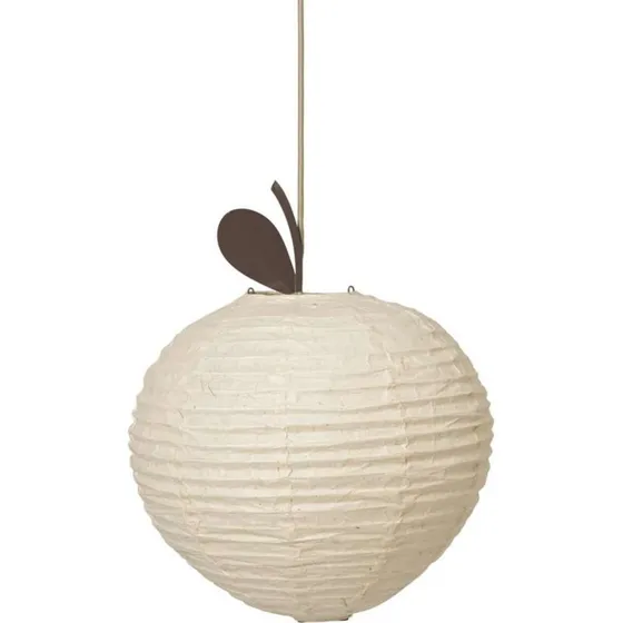 Ferm Living Pantalla Apple Natural de Papel Washi