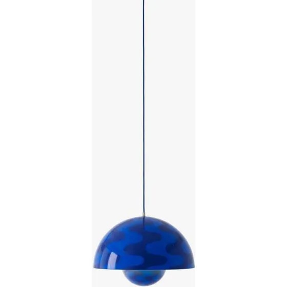 &Tradition Lámpara colgante Flowerpot VP2 Ø 50 cm azul crepuscular