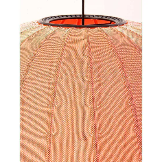 Made By Hand Lámpara Colgante Knit-Wit 65 High Oval Coral