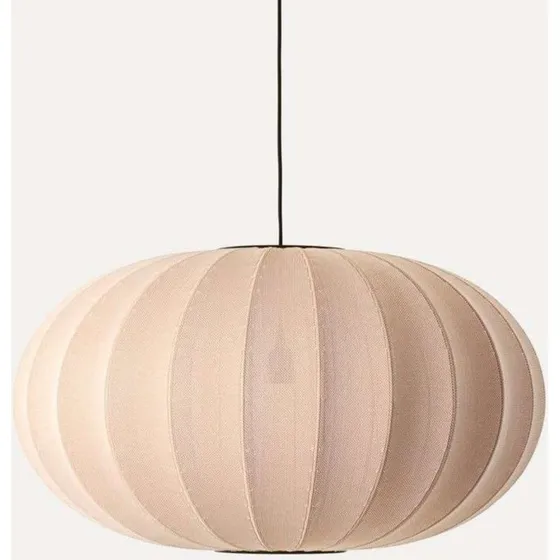 Made By Hand Knit-Wit 76 Lámpara Colgante Oval Sand Stone